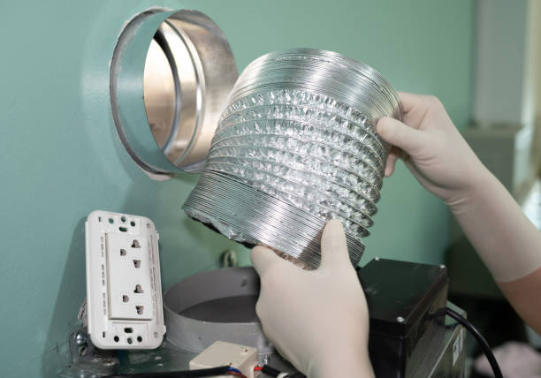Aluminium ducting is normally used where there is lots of heat like on a cooker extractor unit, because it needs to be heat resistent.